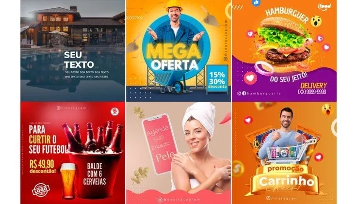 1600 Artes Profissionais Prontas Canva