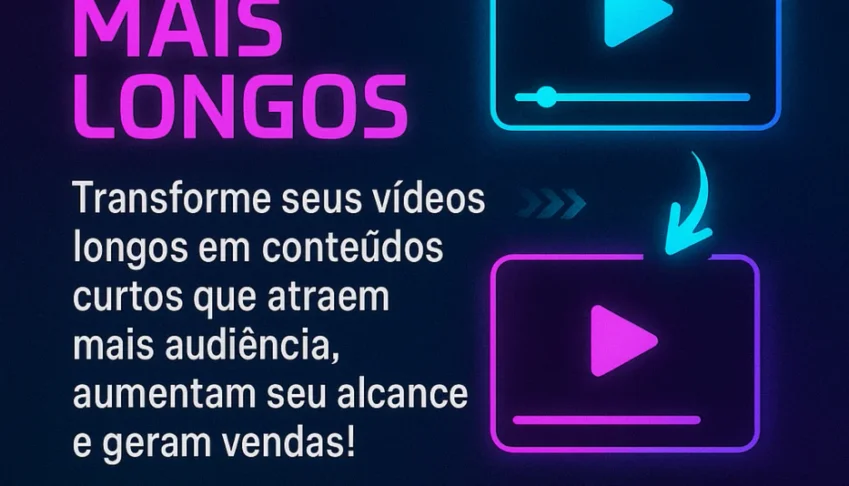 Crie Cortes Apartir de Vídeos longos!!!