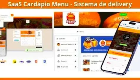 SAAS – Cardápio Menu – Sistema de delivery