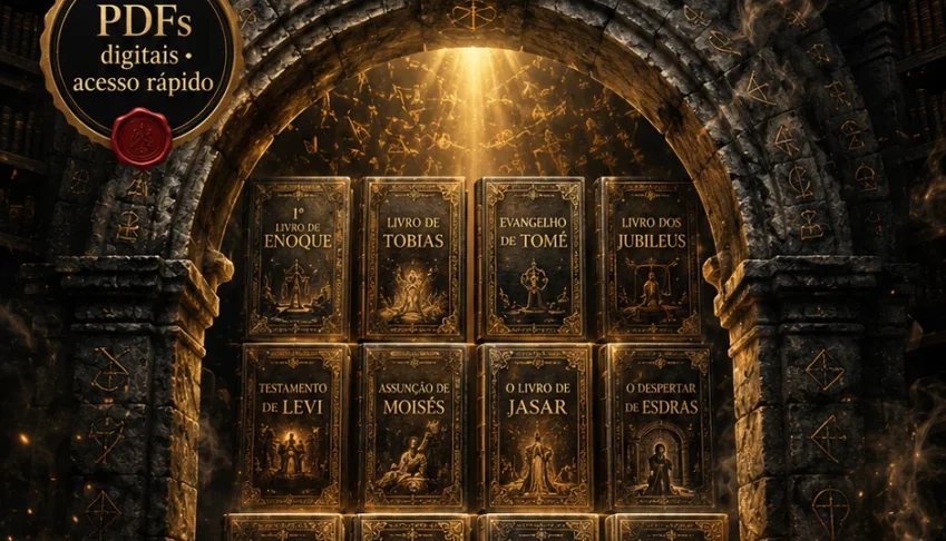 Coleção Digital com 12 Livros Apócrifos Antigos em PDF