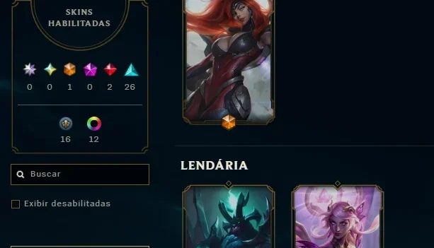Conta Lol 57 Skins + 48K De Rp Em Skins