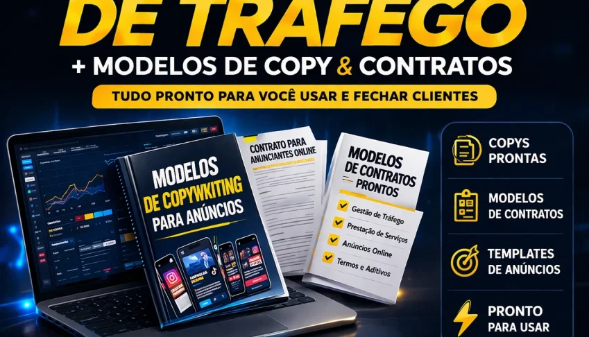 Pack Gestor De Tráfego + Modelos De Copy E Contratos