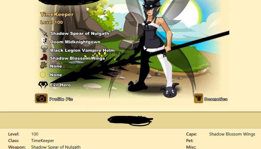 Conta Aqw - 10 Anos Jogados