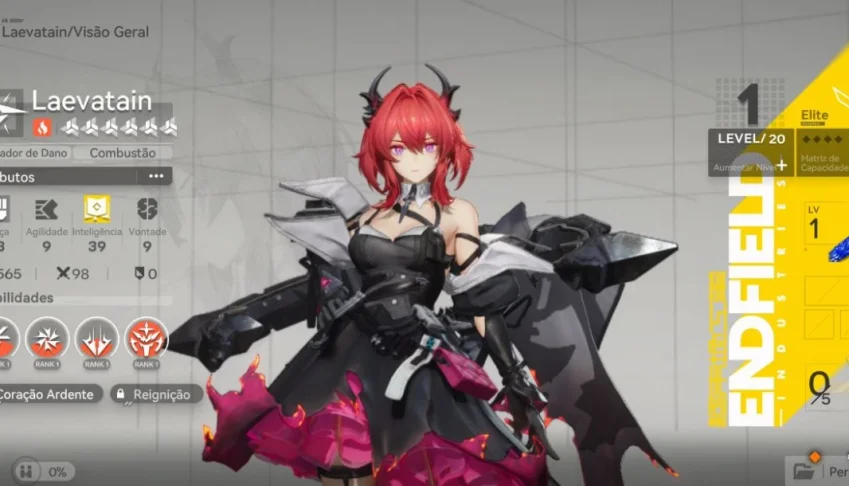 Laevatain + Lifeng + Espada T6 e Lança T6