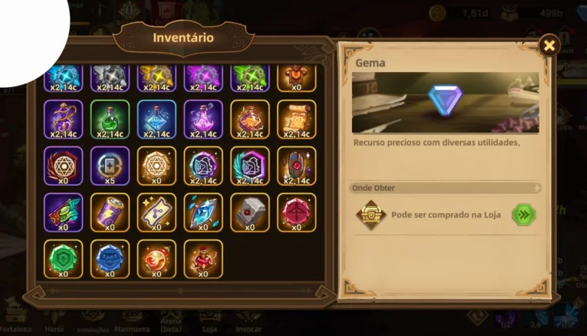 Conta Fortress Saga