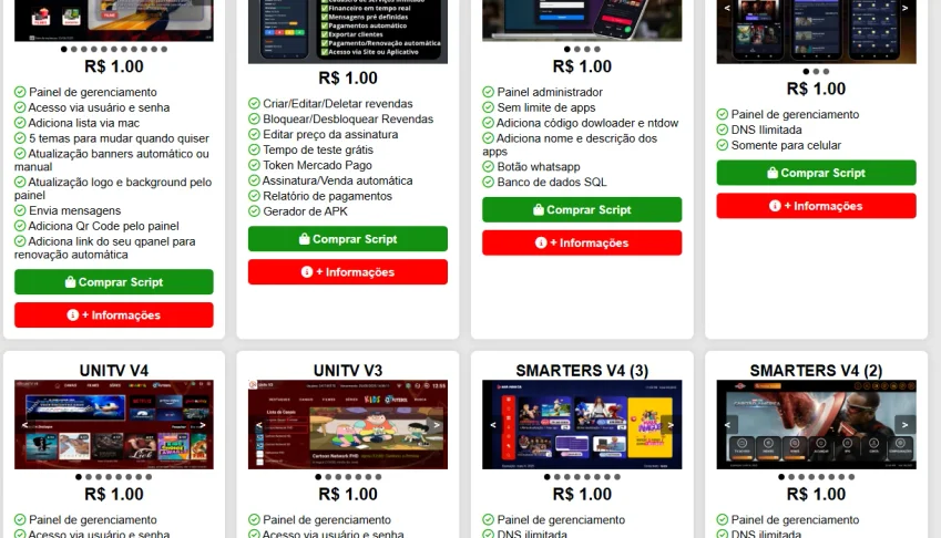 LojaFilm – Tema PHP Venda Sites de Script Online 2025