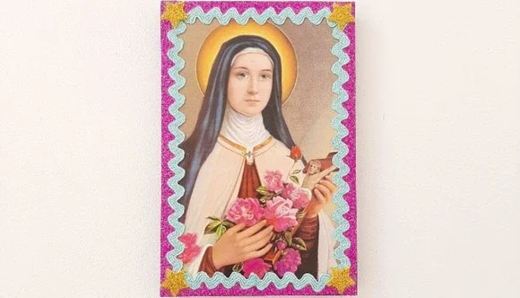 Mini Quadro Santa Terezinha