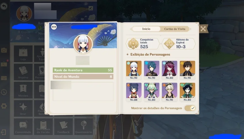 Conta Genshin Impact AR56 Main AYAKA Buildada [PermaFreeze]