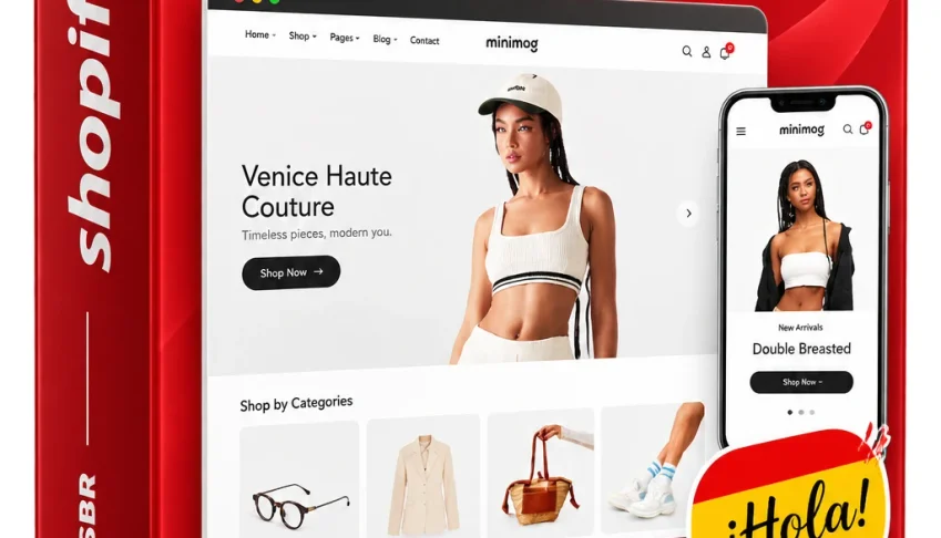 Tema Minimog Shopify Espanhol Latam + Chave de Ativação