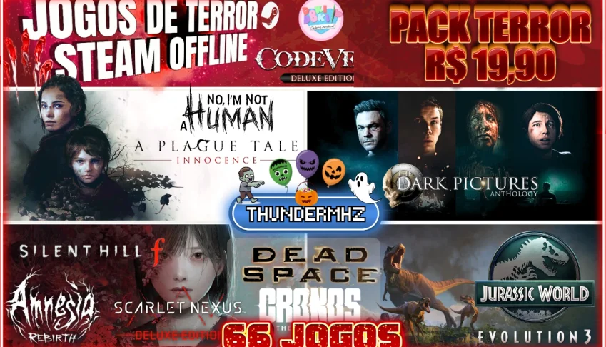 Silent Hill F/Amnesia/Dark Pictures/Pack terror - Steam Off