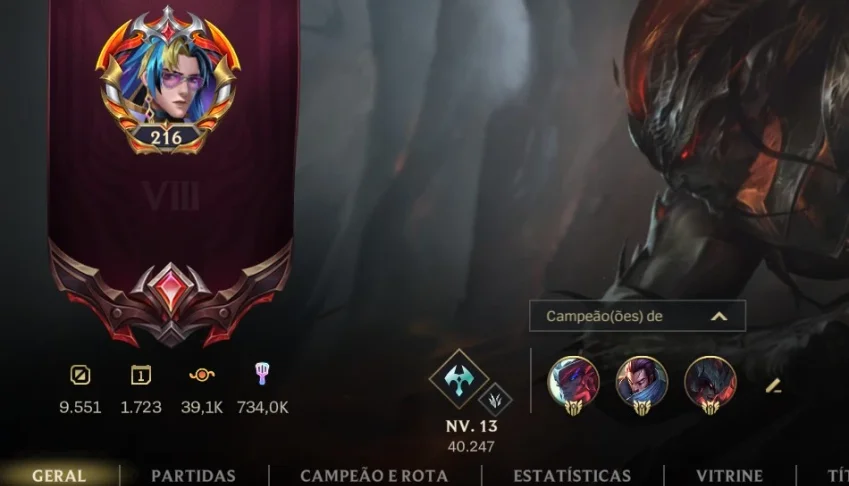 Conta Wild Rift
