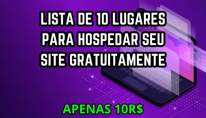 Lista para hospedar site gratuitamente (Promoção)