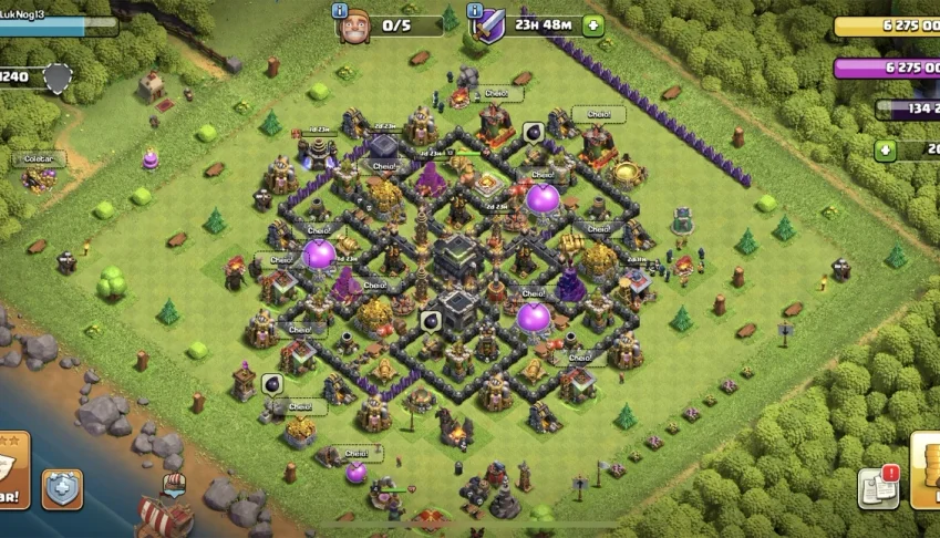 Conta clash of clans barata