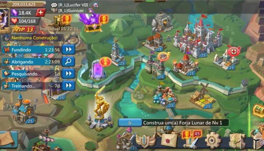 Conta Lords Mobile