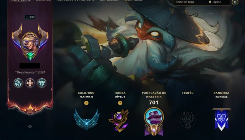 Conta League Of Legends + Valorant (1067 Skins)