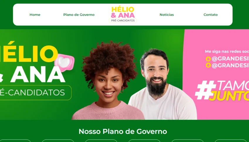 Site do Politico em Wordpress
