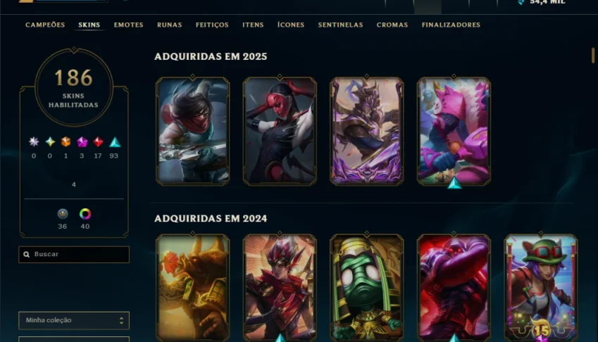 Conta League of Legends