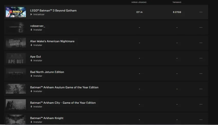 vendo conta epic games com mais de trinta jogos