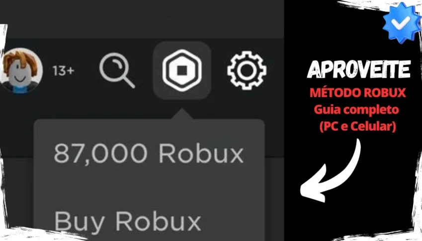 Robux Fácil (PC e Celular)