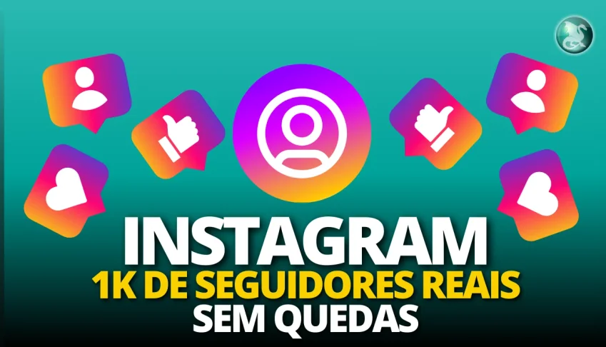 Seguidores REAIS No Instagram (Brasil e Global) - ONLINE 24H
