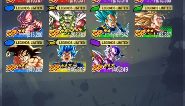 Conta Dragon ball legends "LOGIN BANDAI"