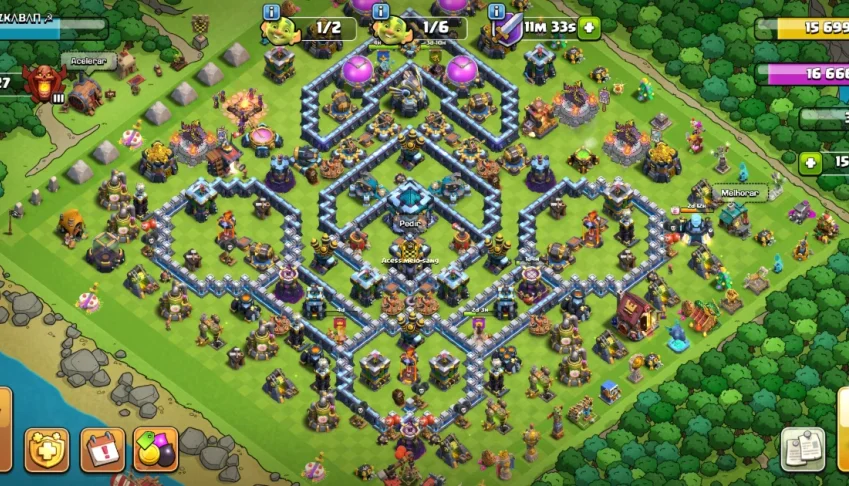 Vila CV13 Clash of Clans