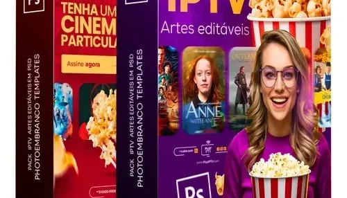 +100 Artes para IPTV – Pacote Profissional