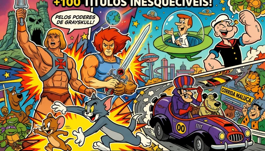 Pack Nostalgia Total +100 Títulos Nostálgicos em um Só Lugar