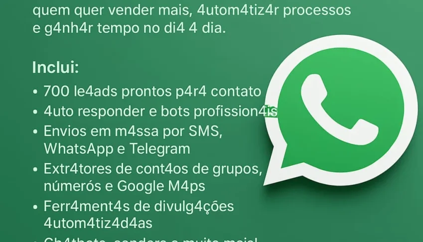 Mega Pack Ferramentas De Marketing Para O Wh4ts4pp