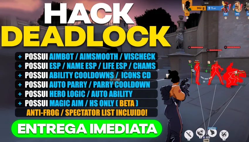 Hack Deadlock 100% Indetectável (ATUALIZADO)