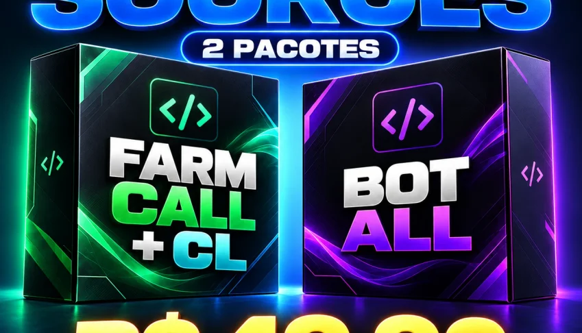 Sources Discord: Farm Call + CL e Bot ALL | Código-fonte