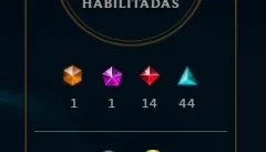 Conta LoL - Todos os campeões, 123 skins.