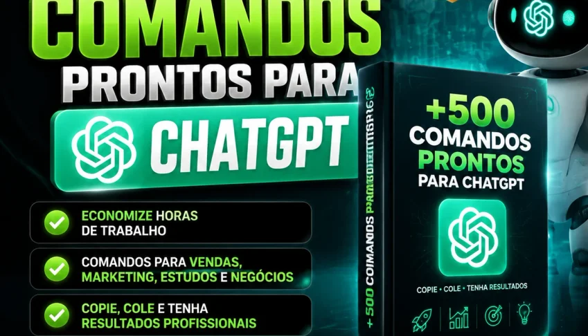 +500 Comandos Prontos Para Chatgpt
