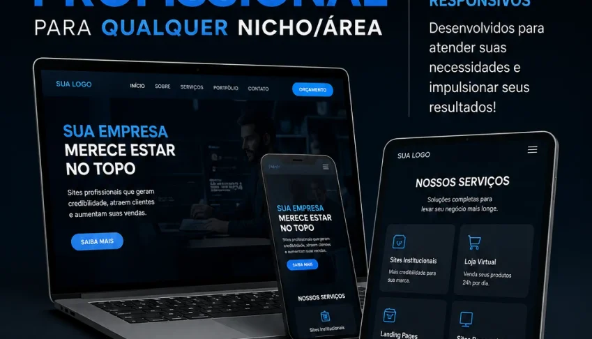 Crio Seu Site 100% Profissional !!