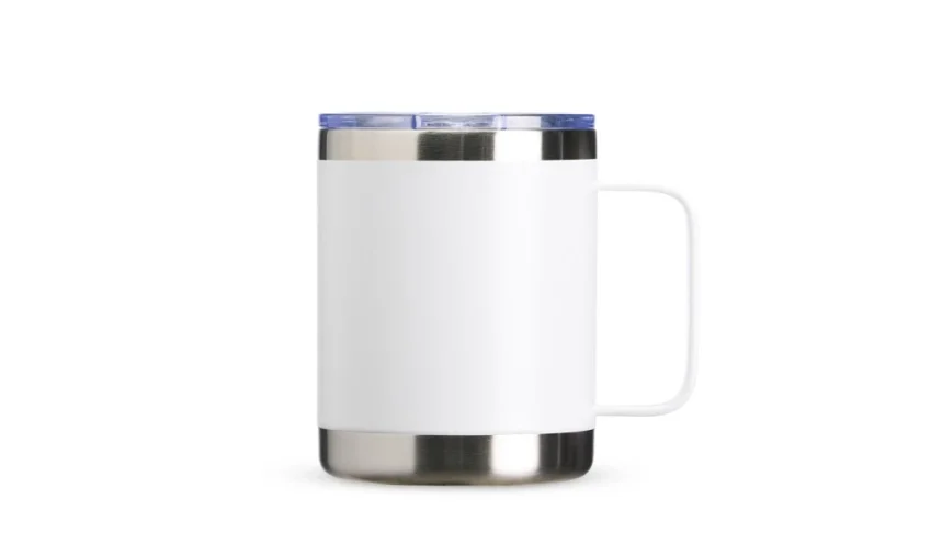 Caneca Térmica Branca 350 ml com Tampa