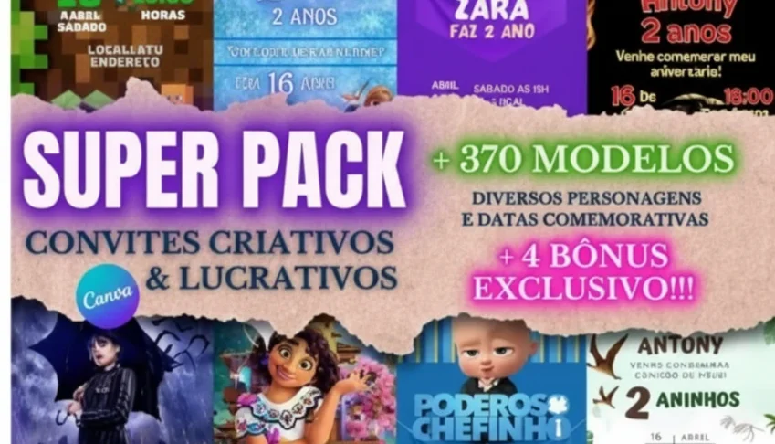 Convites criativos e lucrativos
