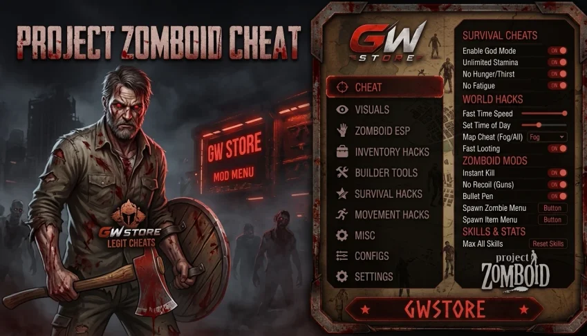 Project Zomboid Cheat|Hack 2026