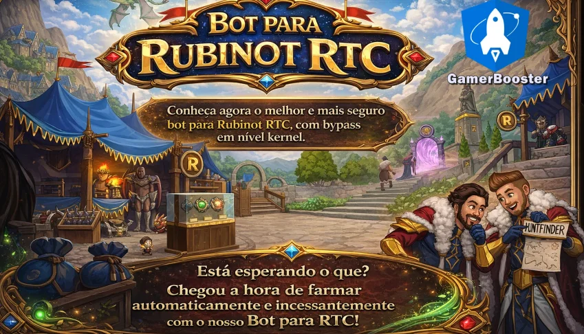 Bot para RubinOT RTC — Tibia — 100% Seguro