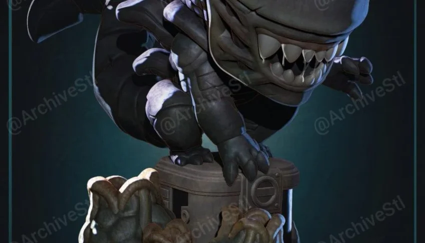 Chibi Xenomorph STL