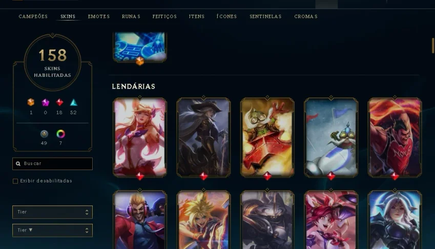 Conta League of legends LOL