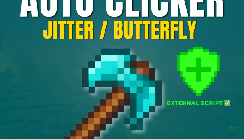 Auto Clicker Jitter/Butterfly Profissional: Minecraft & MMOs