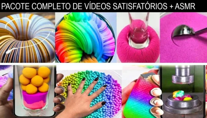 Pack de vídeos satisfatórios