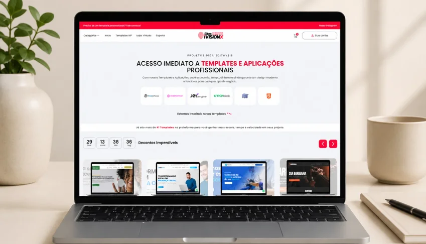 🚀 Tenha Sua Própria Loja De Templates Premium e ganhe $$$