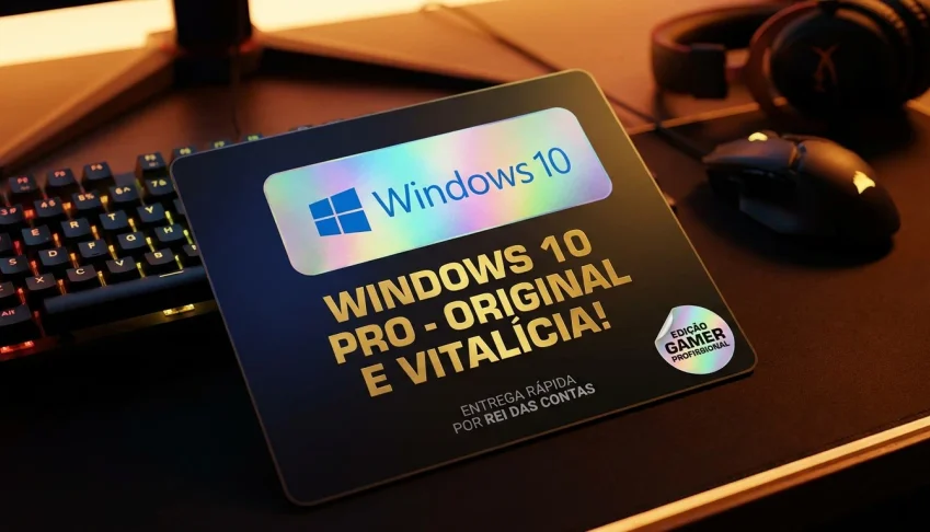 Windows 10 Pro - Licença Original (Chave Vitalícia) - Rapido