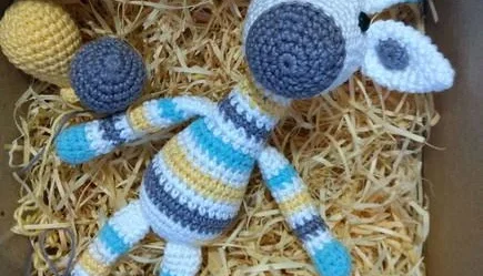 Amigurumi Girafinha Listrada