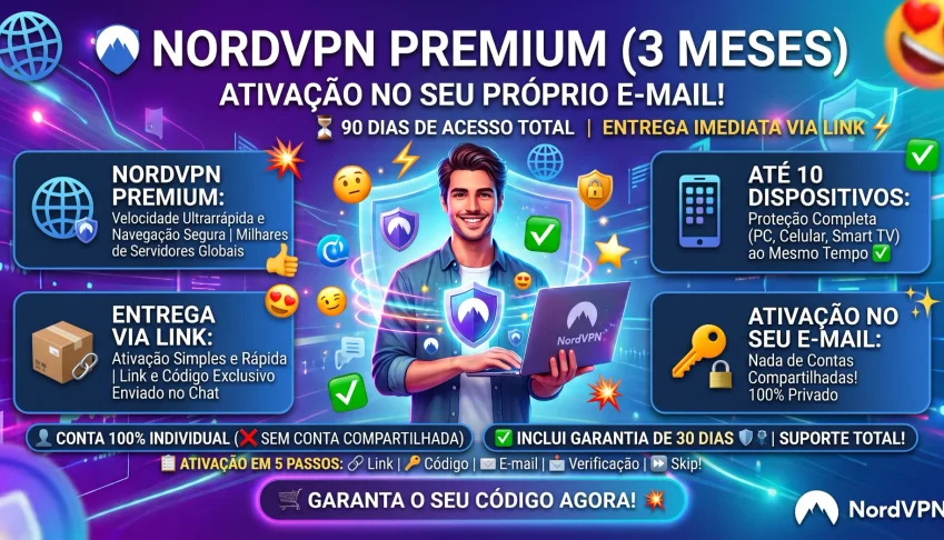 NordVPN Premium - 30D Garantia