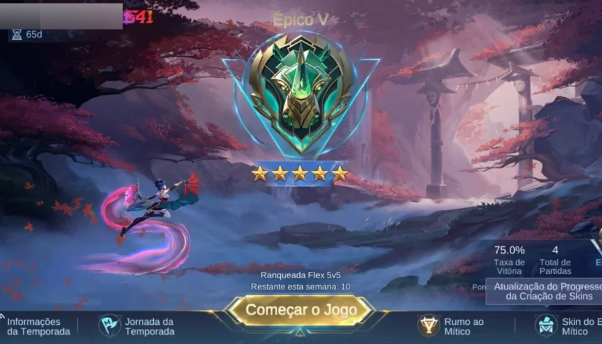 Conta mobile legend full acesso categoria epico 19,90