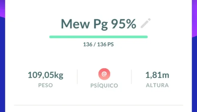 Conta Pokémon Go raríssima