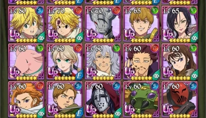 Conta Devem Deadly Sins Grande Cross - JP