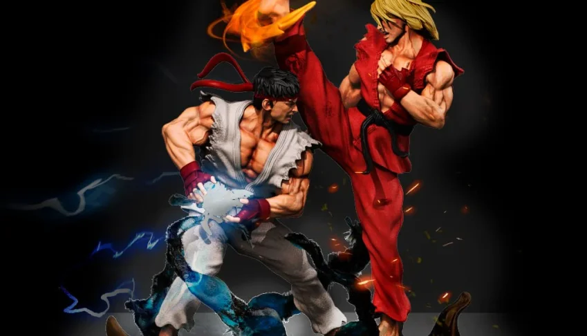 Ken and Ryu Street Fighter stl 3d